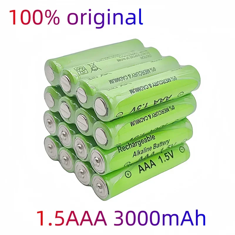 1.5V AAA NI MH Rechargeable Battery AAA lpega Alkaline 3000mah For Torch Toys Clock MP3 Player Replace Ni-Mh Battery