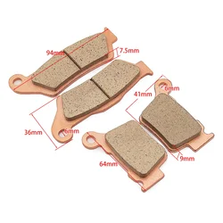 Motorcycle Front & Rear Brake Pads for KTM SX XC XCW SXF EXC 250 300 TPI 2020 125 150 200 350 450 EXCF XCRW 400 500 525 530 625