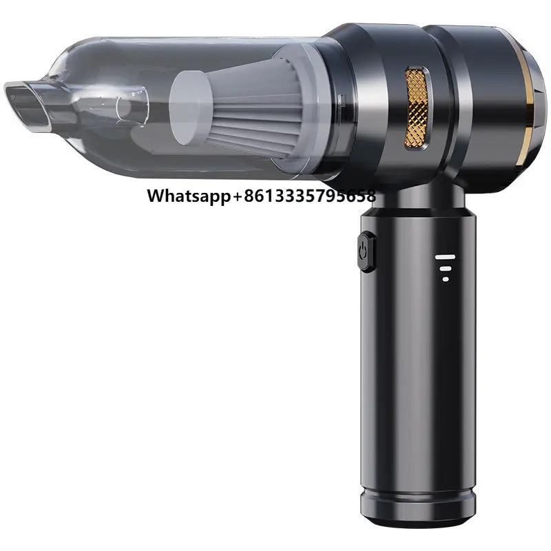 

Dual-Use ABS Small Brushless Three-Speed Large Suction Car Wireless Vacuum Cleaner On-the-Way Charging Pumping for Home Cars