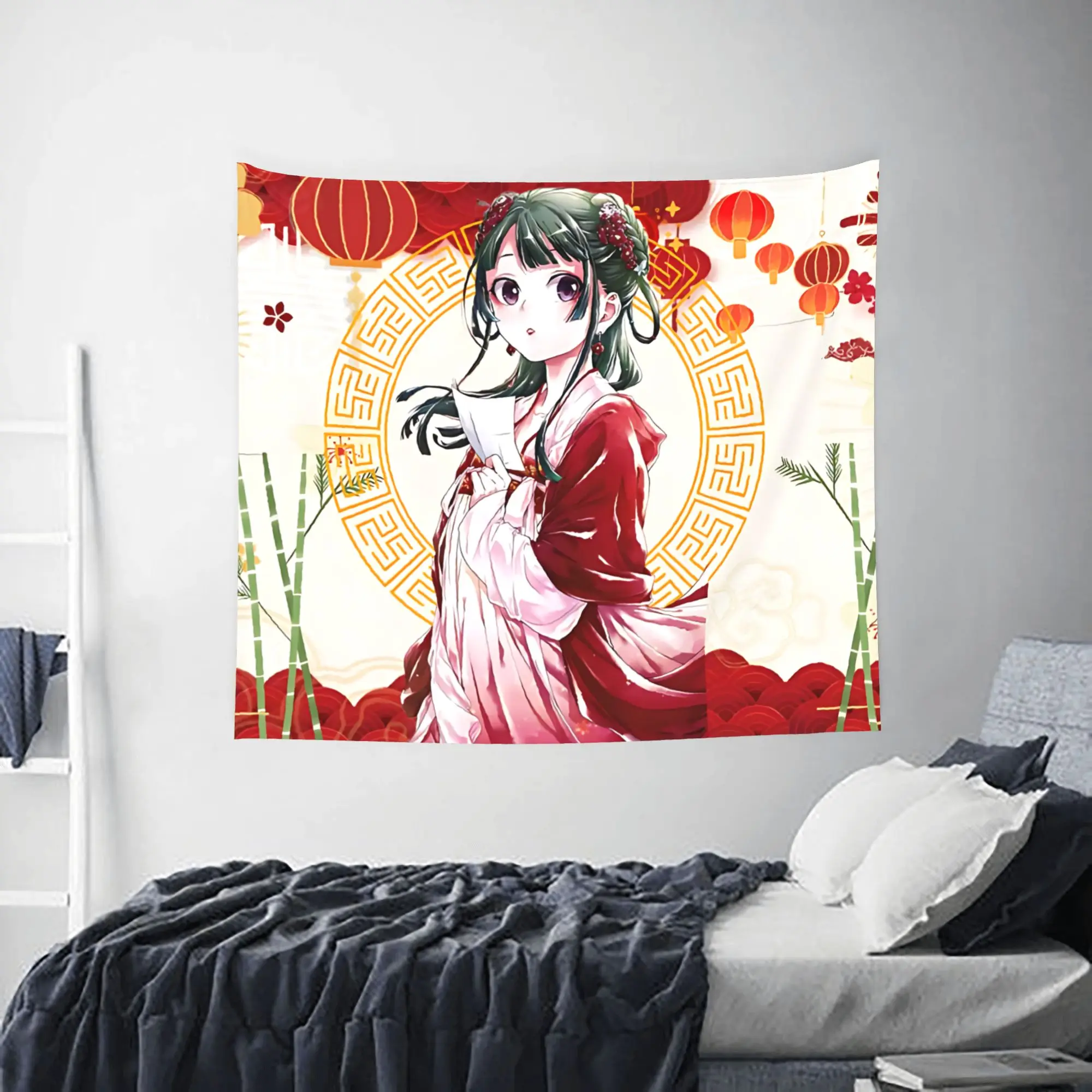 Customized The Apothecary MAOMAO Tapestry Room decoration  Home Decoration Tapestry Decor Accessories Cute Room Decor