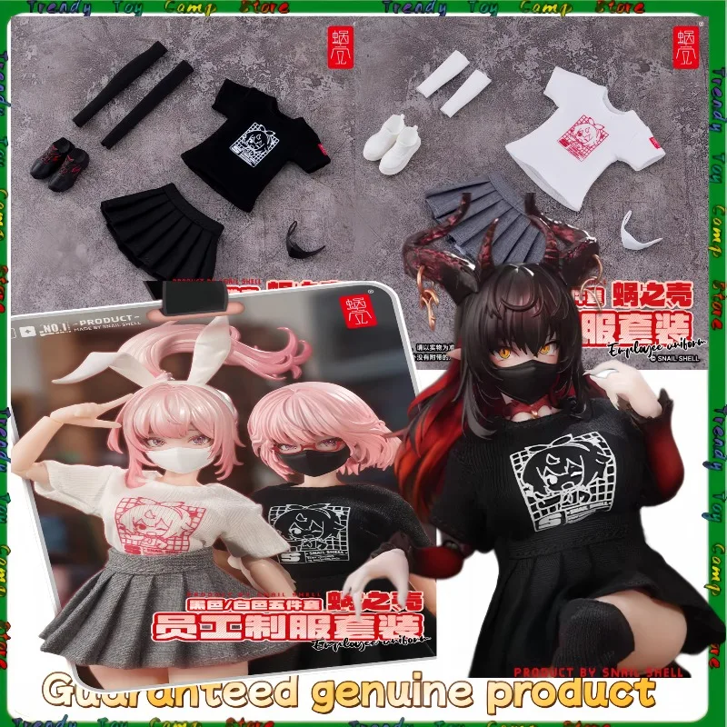 

【In Stock】Snail Shell Original 1/12 Machine Girl Universal Employee Uniform Set (black/white Five-piece Set) Accessories