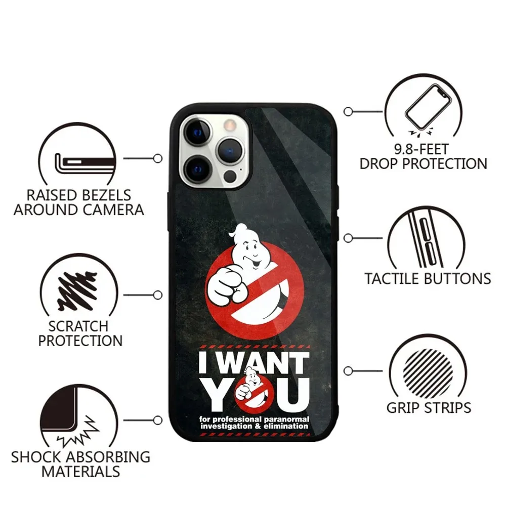 Movie G-Ghostbusters Phone Case For iPhone 15,14,13,12,11,Plus,Pro,Max Mini Magsafe Magnetic Wireless Charging