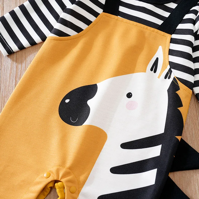 Baby Clothing Casual Clothes Fashion pretty sleeve Outfit Solid Boy yellow Cartoon 100% Cotton short Sleeve  Summer yellow