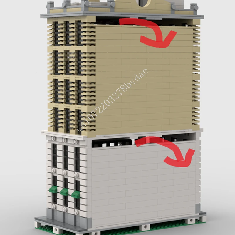 2596PCS Probe's New York appartamento MOC streetview Puzzle Set Architettura Assemblaggio Natale Compleanno Giocattoli Regali per bambini Età