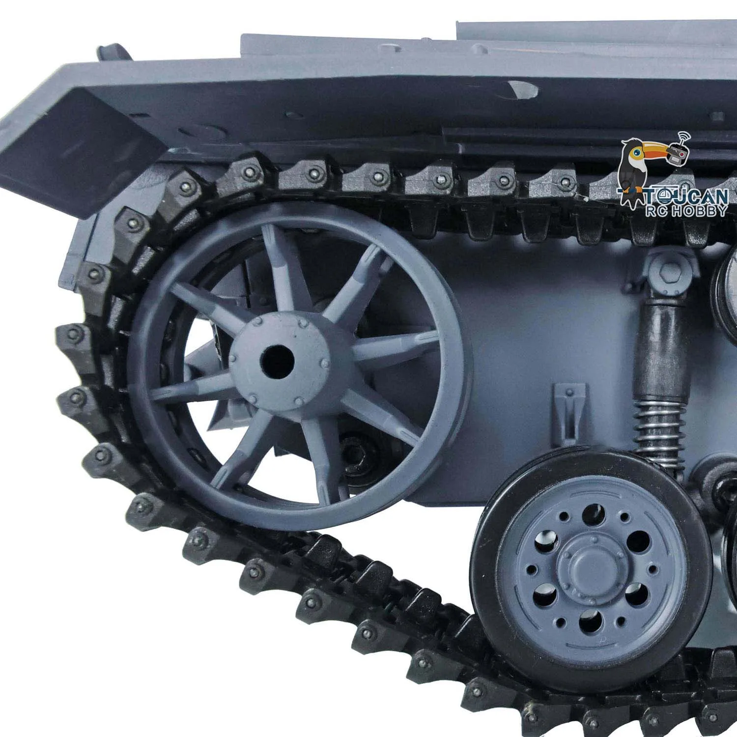 Amerikaanse Voorraad 2.4G Heng Lange 1/16 Schaal 7.0 Plastic Duitse Panzer III L RC Tank Model 3848 Battle Tegen IR Battle Speelgoed TH17339