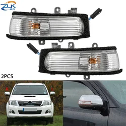 2PCS Car Accessories Door Side Mirror Turn Signal Lamp Wing Rearview Arrow Light For TOYOTA HILUX VIGO 2011 2012 2013 2014 2015