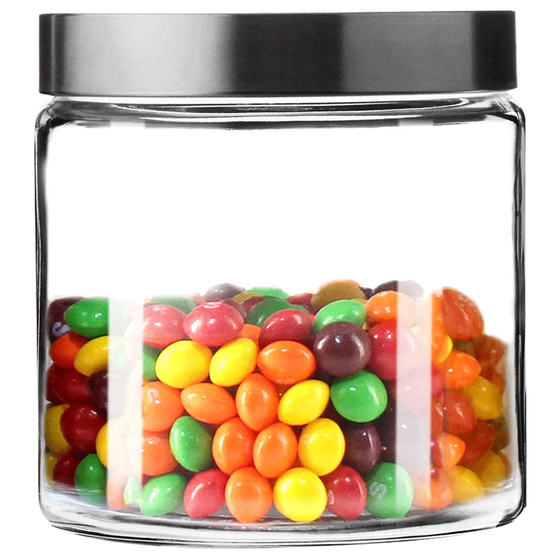 

Glass sealed jar / Glass storage jar Milk powder jar Tea canister Glass bottle storage container Grain storage jar