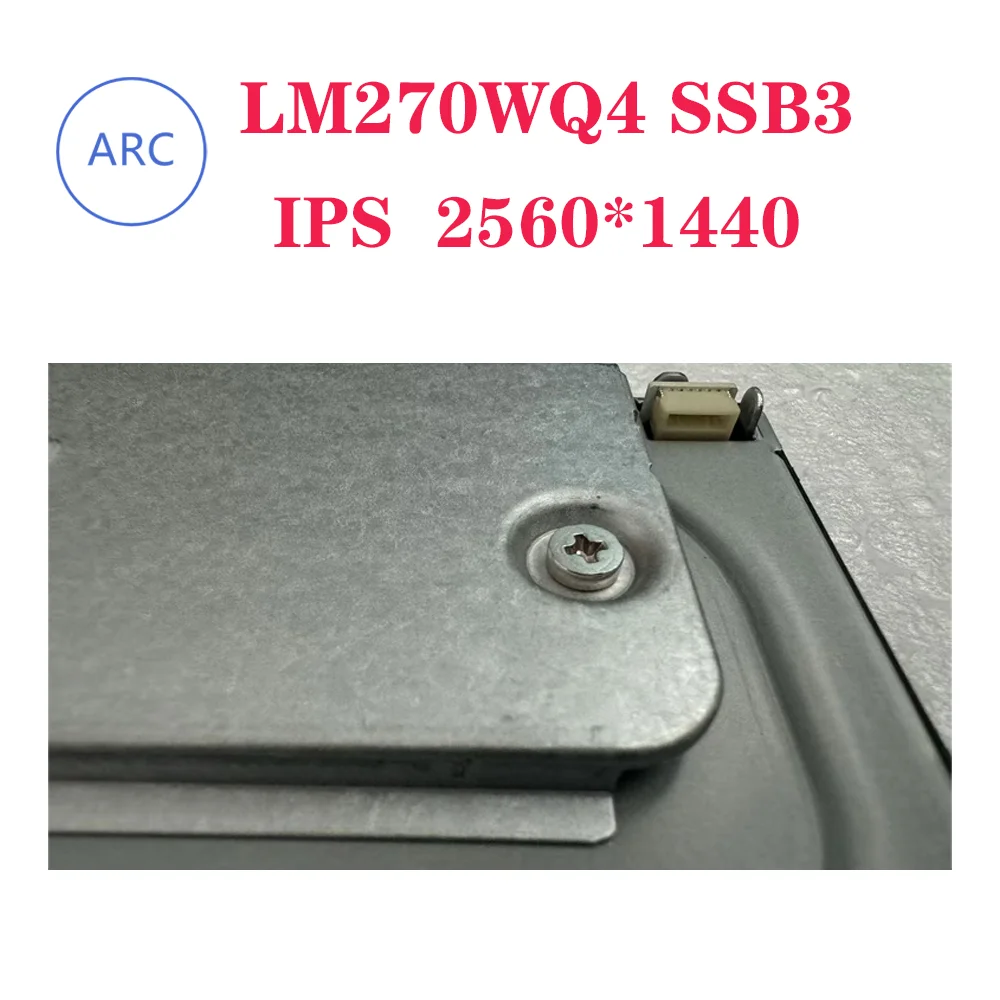 شاشة LCD أصلية جديدة مقاس 27 بوصة LM270WQ4 SSB3 QHD IPS لأجهزة Lenovo AIO 520-27ICB 27IKL LM270WQ4-SSB3 LM270WQ4(SS)(B3)