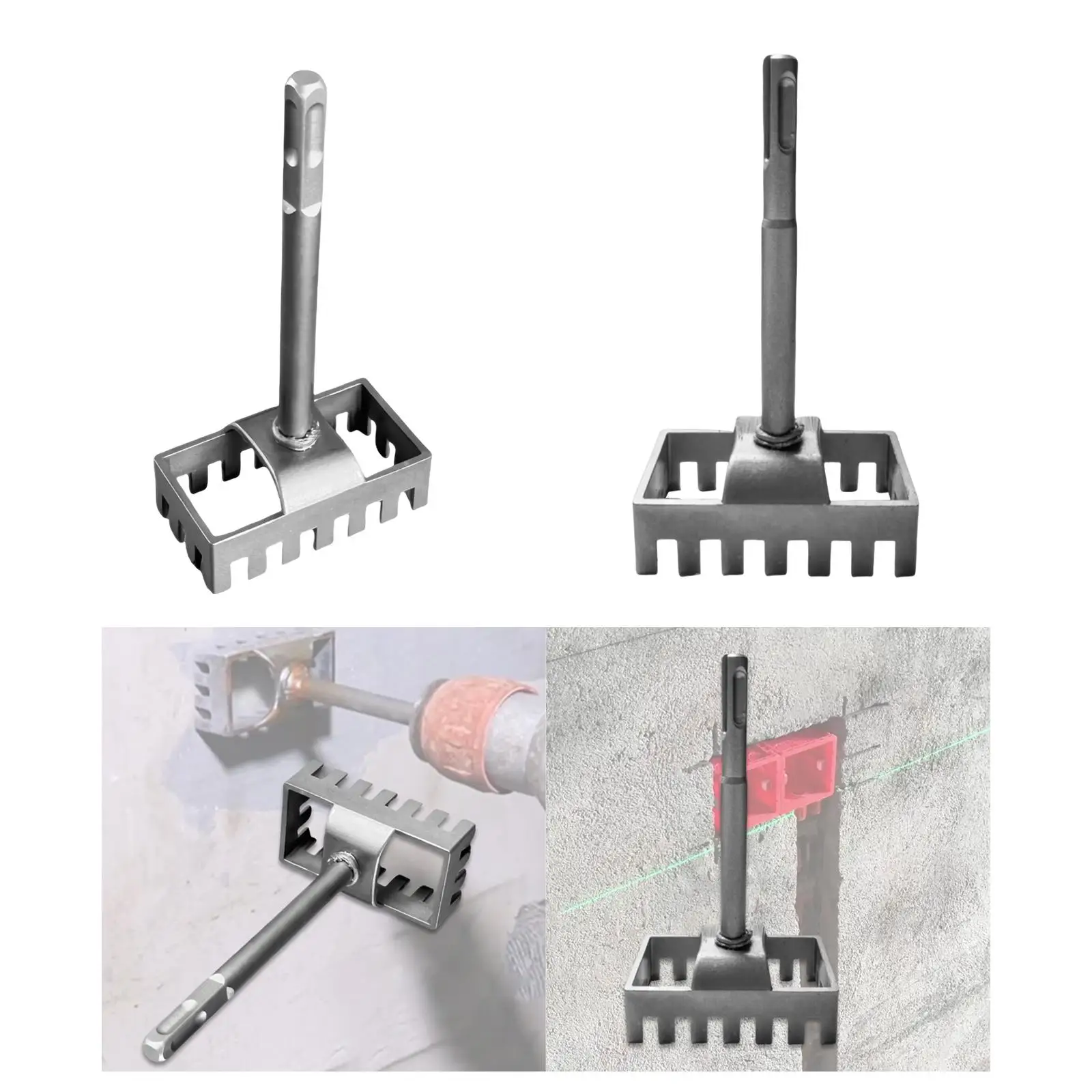 

Square Hole Cutter Fit 86 Type Professional Easy to Use Heavy Duty Outlet Box Cutter for Concrete Wall Brick DIY Project Cement