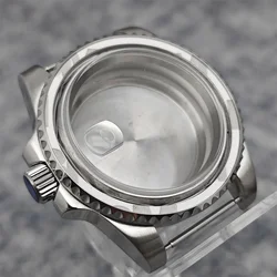 40mm Steel Watch Case NH35 Case 2813 Case for NH35/8215/GD2813/GD3804 Mechanical Movement Watch part with Movement Spacer Ring