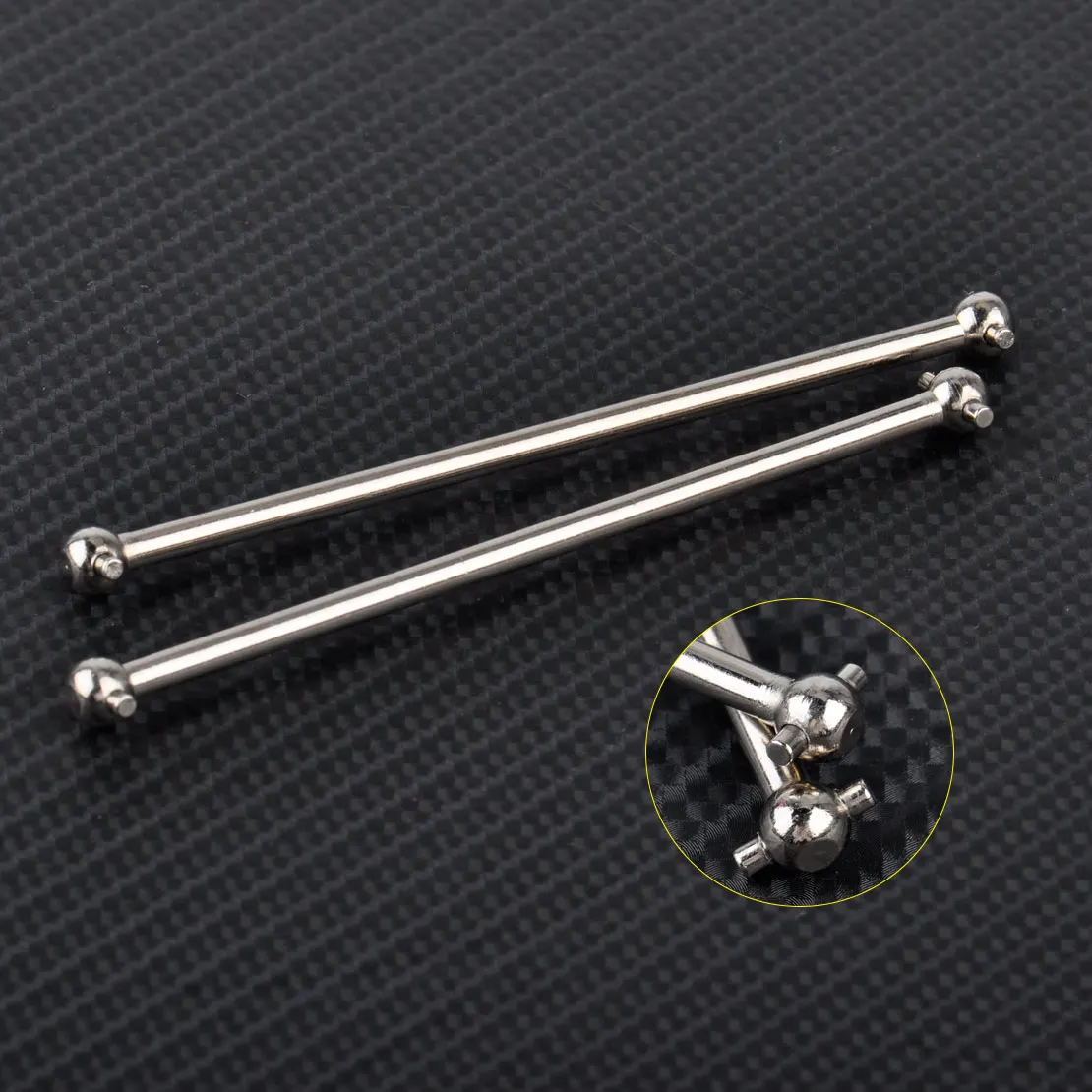 New 2PCS 89.5mm Front/Rear Steel Dogbone Fit for HSP 1/10 RC Model Car Part 08029 08059