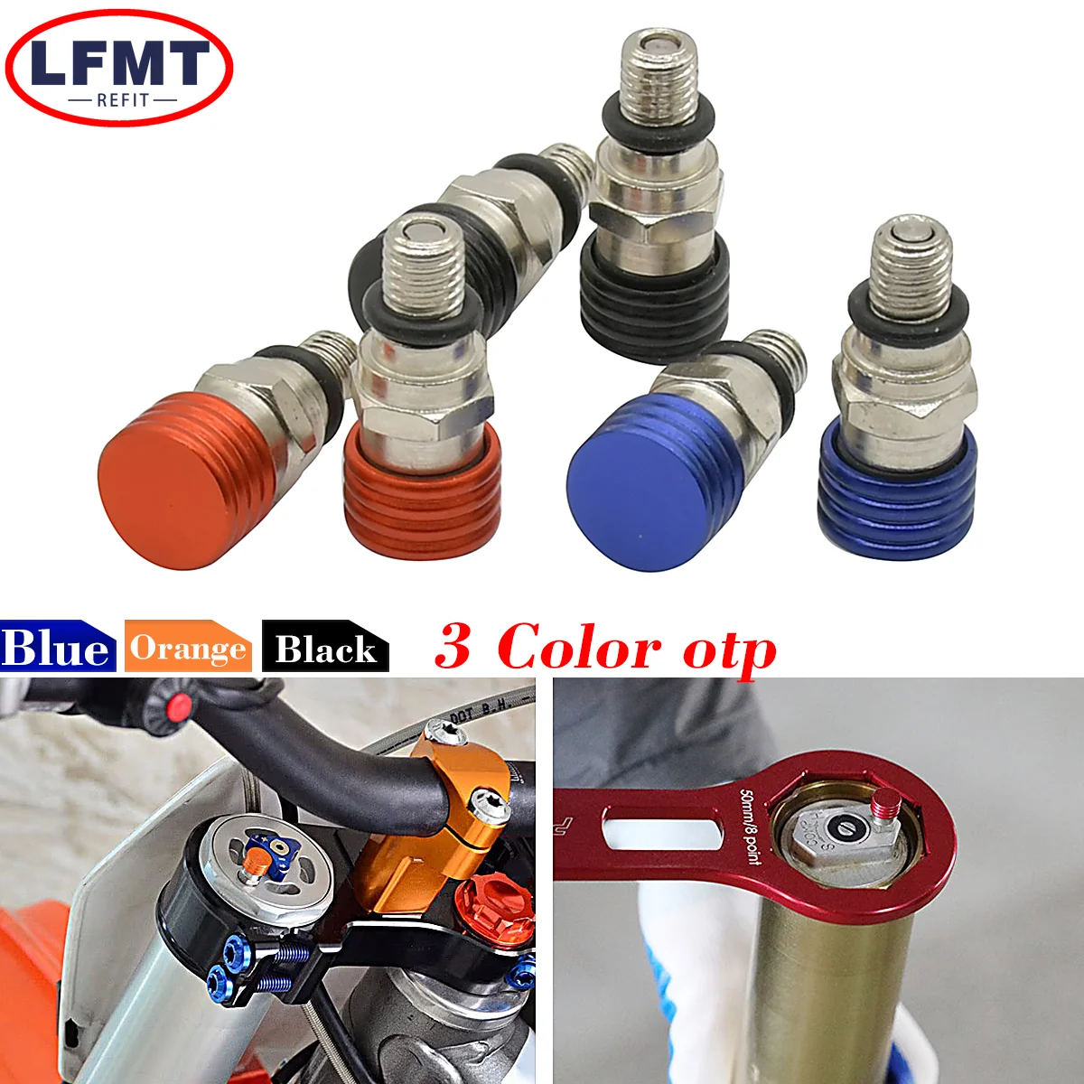 

M4x0.7 Fork Air Bleeder Valves For KTM 85 125 150 250 350 450 500 SX SXF EXC XC XCF XCW XCFW ADV Duke For Husqvarna TE FE TC FC