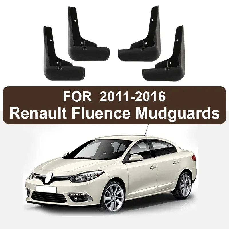 

For T Renault Latitude Fluence 2011-2016 Fender Mudguard Mud Flaps Guard Splash Front Rear Flap Mudguards Car Accessories