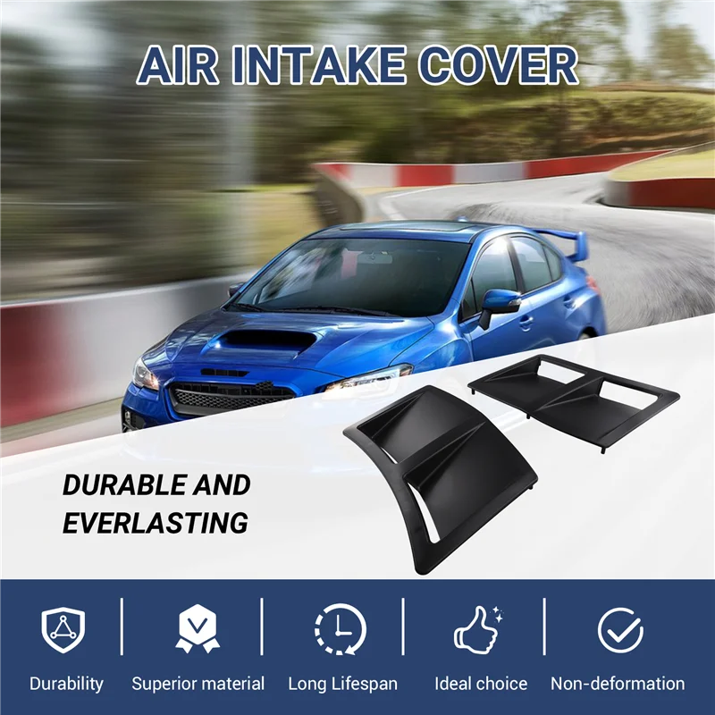 Reliable-Car Rear Side Vent Fender Intake Cover Fit For SUBARU WRX STI 4Th 2015-2021 A