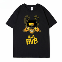 The Short-sleeved T-shirt of Borussia Dortmund in The Bundesliga and The Short-sleeved Man of Bumblebee in The Champions League