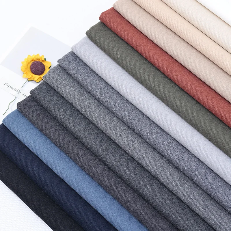 

New Twill Stretch Suit Fabric Thick Suit Business Wear Uniform Coat Fabric