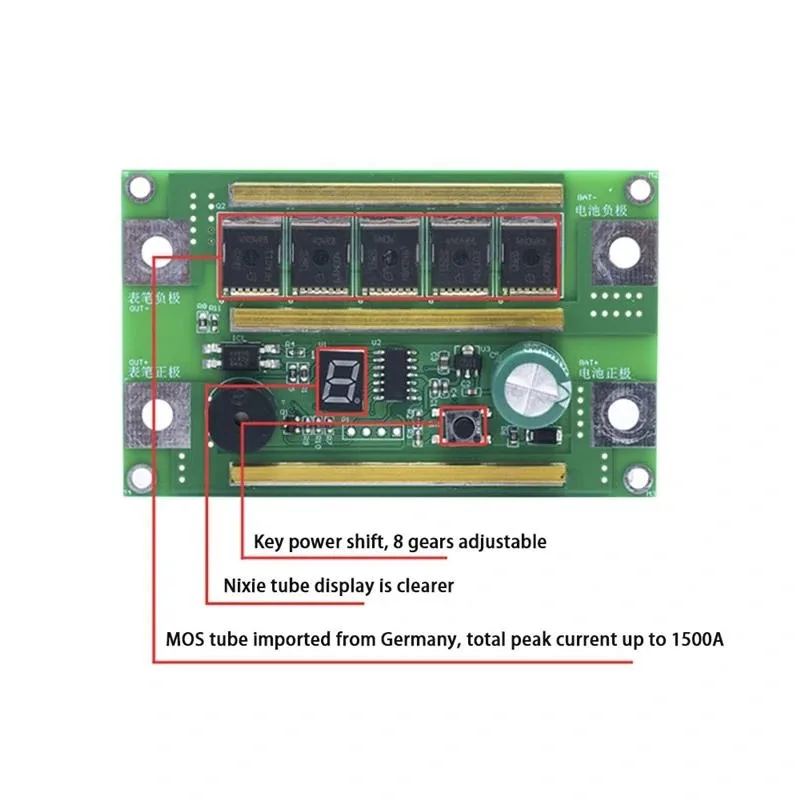 Battery Storage Spot Welding Machine 7-16V PCB Circuit Board Welding Equipment Spot Welders Pen For 18650 26650 32650