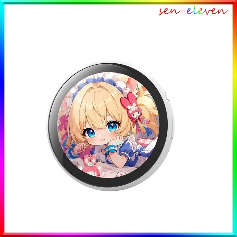 Divoom Emodo Smart Touch Screen Pixel Badge, Dynamic Digital Anime Bag Charm, Trendy Collectible Pendant, Birthday Gift