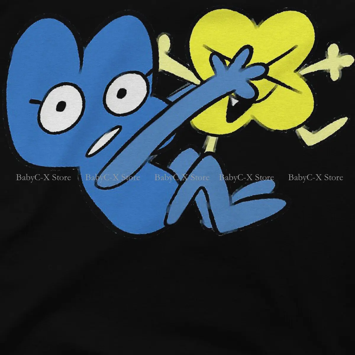 Bitwa o Dream Island BFDI 4 i X koszulka poliestrowa dla mężczyzn cztery i X delikatne, na lato bluzy T Shirt nowość nowy projekt