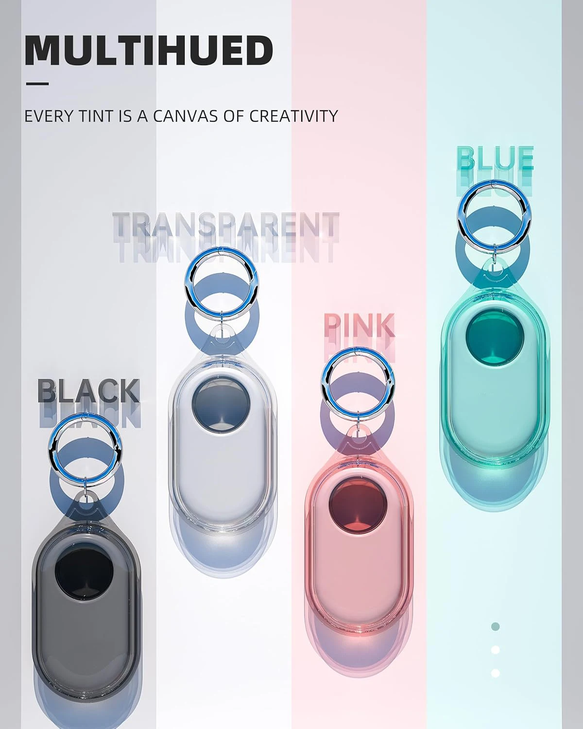 حافظة مفاتيح شفافة وناعمة من البولي يورثان ، غطاء واقي كامل مقاوم للماء لعلامة سامسونج الذكية 2 ، Galaxy SmartTag2