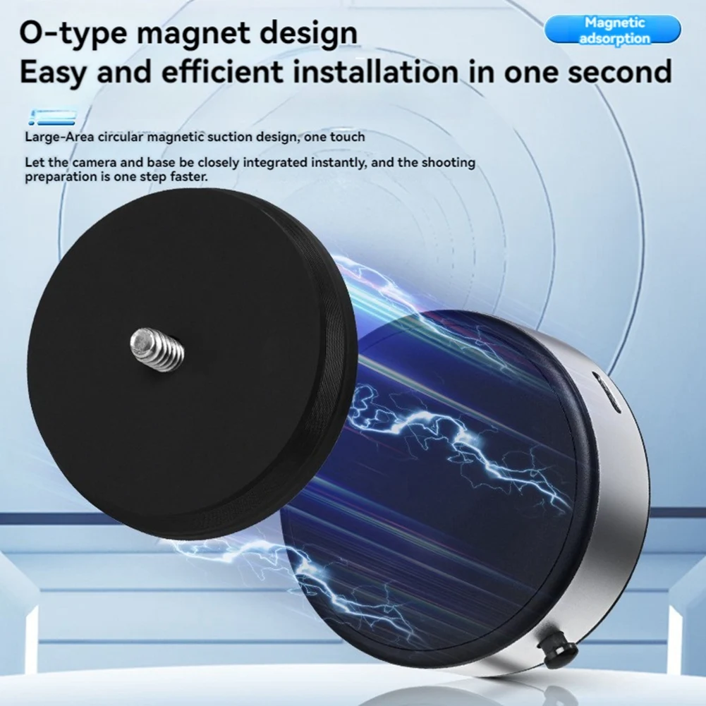 ABGN Magnetic Vacuum Cup Bracket For DJI Pocket 3 For Insta360 GO 3 / 3S /Gopro Vehicle Bracket Sports Camera Accessories