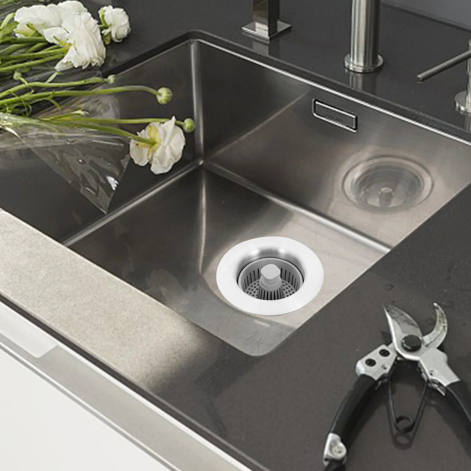 

Strainer Stopper Stainless Steel Kitchen Sink Drain Strainer Fast Filtering Mesh Strainers For Kitchen Sink