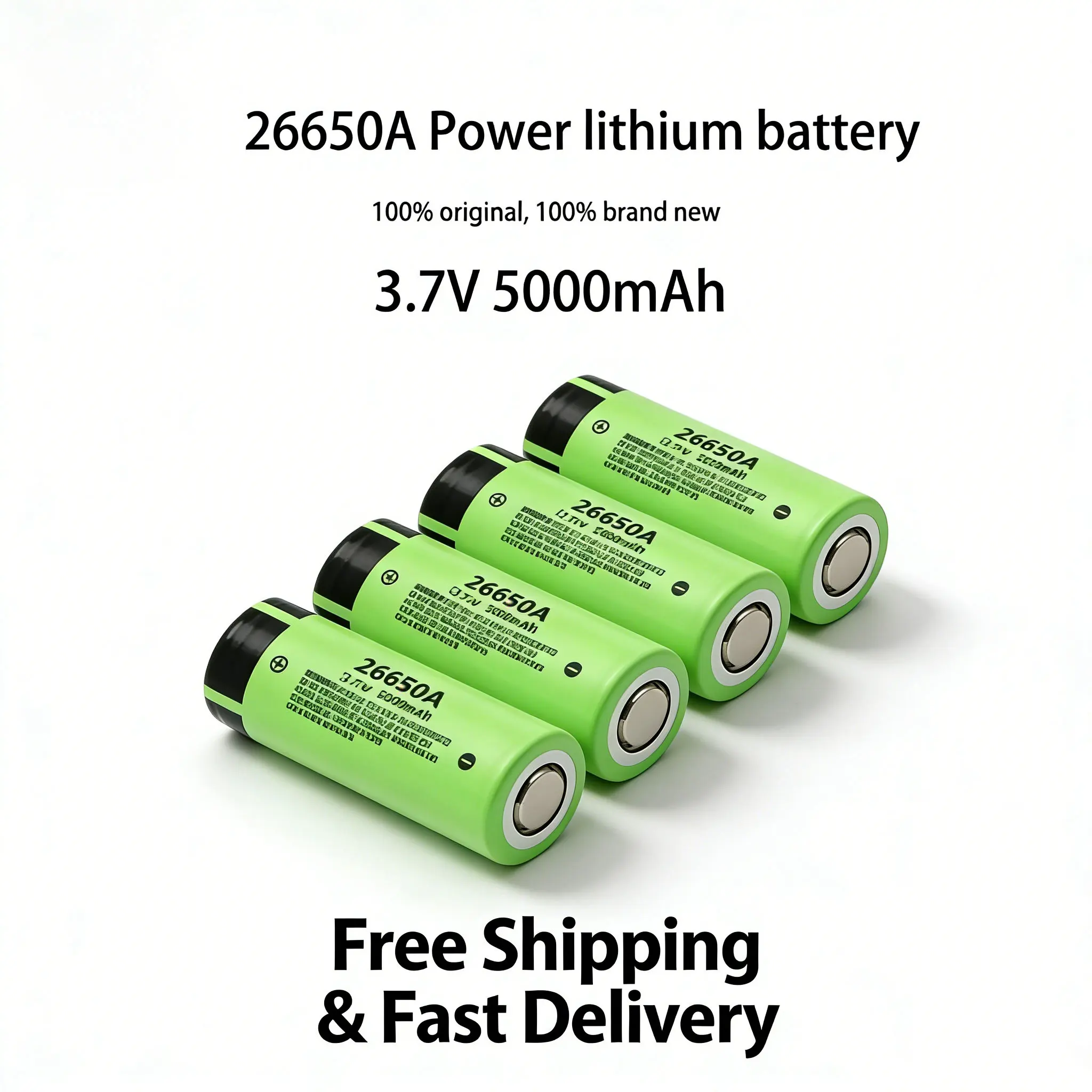 26650A 3.7V 5Ah Rec…
