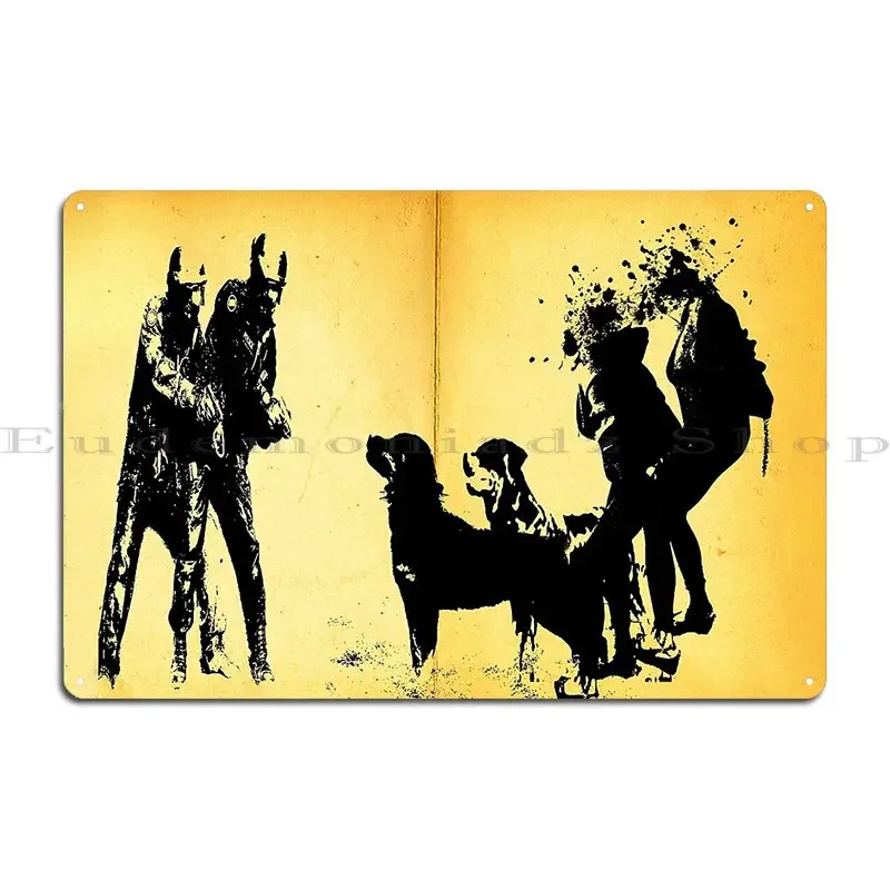 الفتيات الذين لا تحب السلطة V علامة معدنية الديكور المطبخ طباعة جدار اللوحة الرجعية تين تسجيل ملصق #2