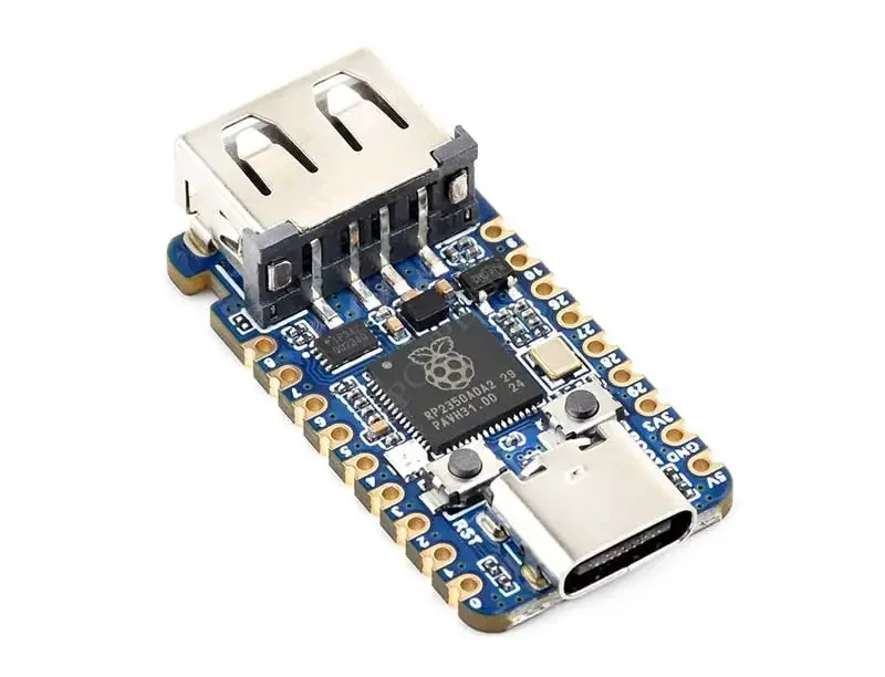 Raspberry Pi Pico 2 RP2350-USB-A Mini-Entwicklungsboard Dual-Core RP2350A Typ-C-Schnittstellenboard Prozessor 150MHz Reparaturwerkzeug – Detail 1
