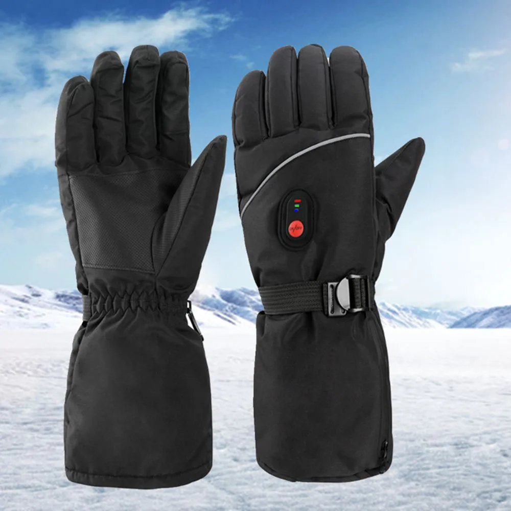 

Winter Thermal Heated Gloves Adjustable Hand Warmer Gloves For Women Men