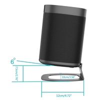 Metal Desktop Stand for Smart Speaker Hanger For SONOS for Play 1/One SL Shelf H 896C
