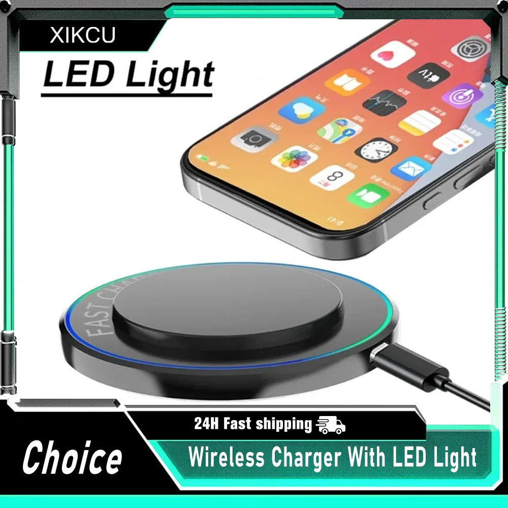 محمول صغير سطح المكتب 100 واط شاحن لاسلكي حامل الوسادة آيفون 13 14 15 16 17 برو ماكس سامسونج شاومي محطة شحن سريع #1