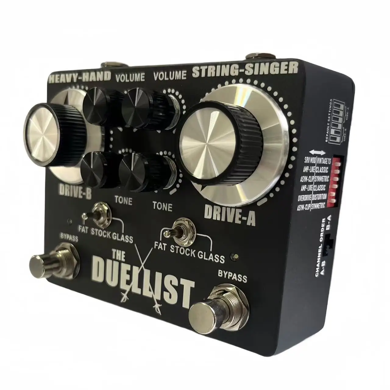 Guitar Pedal, New Version King Tone Duellist OVERDRIVE Distortion Effect Pedal,Classic Effect Pedal,Black, True Bypass