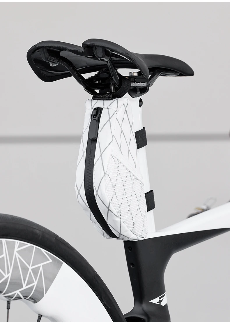 ESLNF Leichte Fahrradtasche Modische Fahrradrahmentasche MTB Rennrad Satteltasche Wasserdichte Fahrrad-Hecktasche – Detail 12