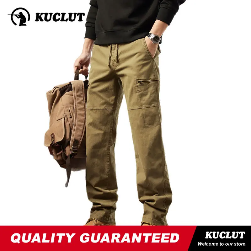 Retro Herren Cargohose für Alle Jahreszeiten Multi-Taschen Komfortabel Atmungsaktiv Verschleißfest für Bergsteigen Outdoor-Aktivitäten Angeln
