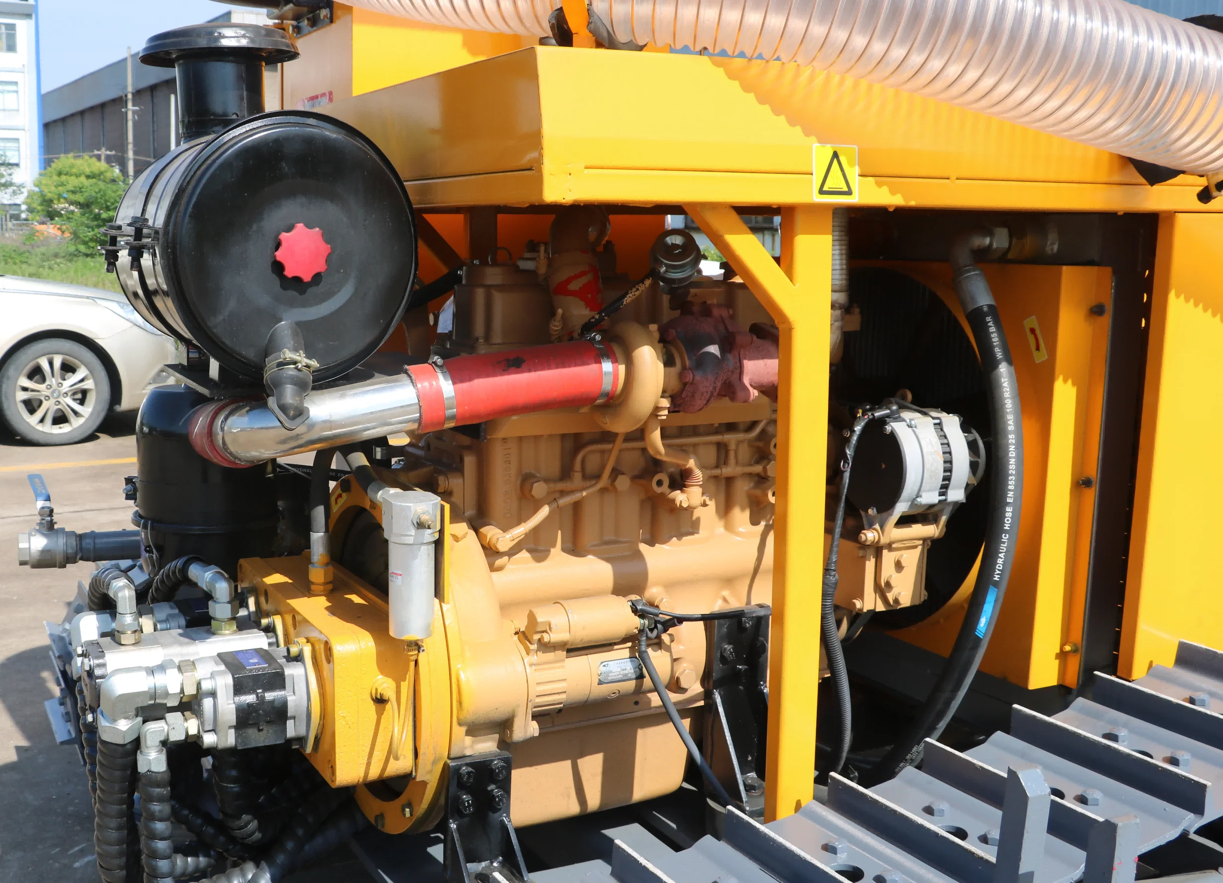 رخيصة الهيدروليكية عالية السرعة سبليت المفتوحة حفرة الزاحف عمق 30 متر قطر 120 مللي متر DTH جهاز الحفر مع مجمع الغبار