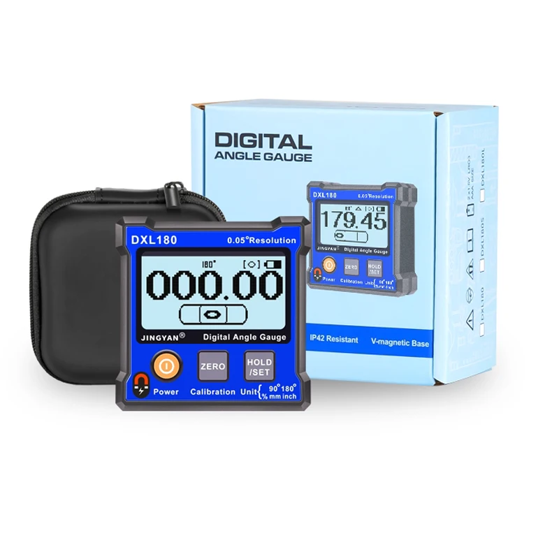 DXL180/DXL180C Dual Axis 0.05° Resolution Meter Digital Angle Inclinometer 180°