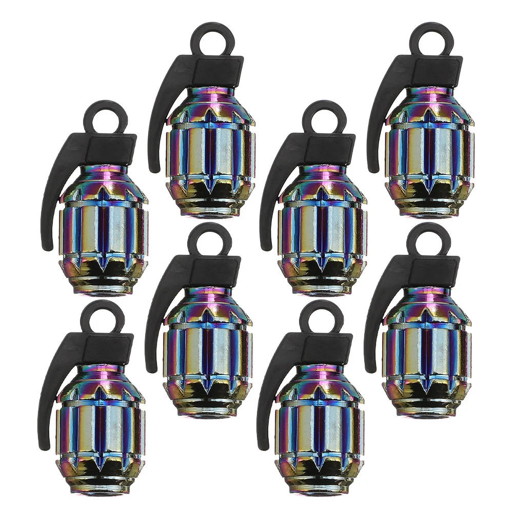 

8Pcs Motorcycle Tire Valve Caps Easy Install Durable Antidirt Stylish Metal Car Accessories Tire Caps Motorcycle Accessories