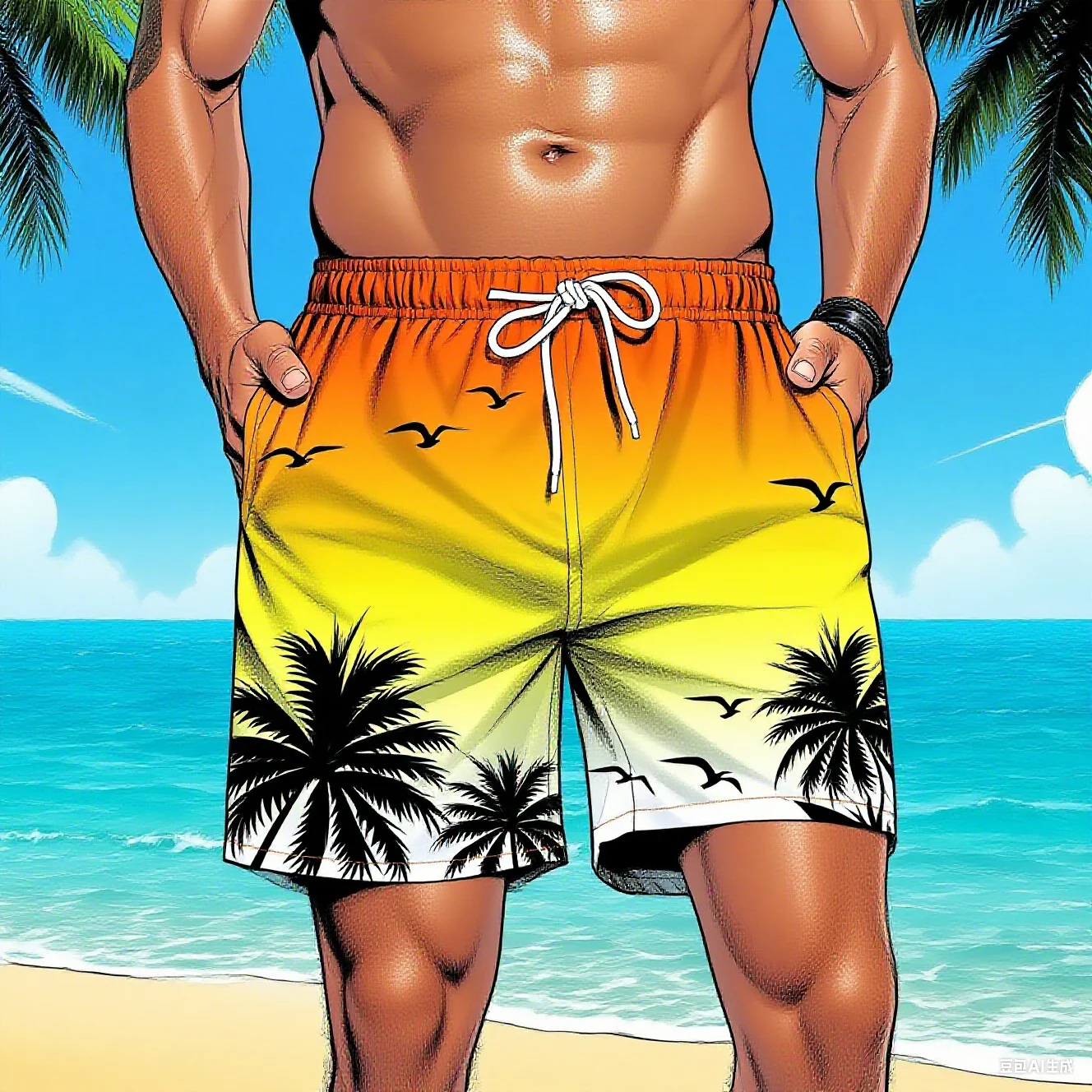 Рисунок 2 - Кокосовые пляжные брюки из водонепроницаемой