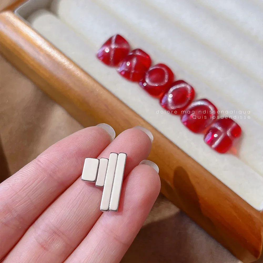 Ensemble de bâtons magnétiques œil de chat, multifonctionnels, forte Force magnétique, peut être librement combiné, outil de manucure pour Nail Art français en forme de Y, 4 pièces