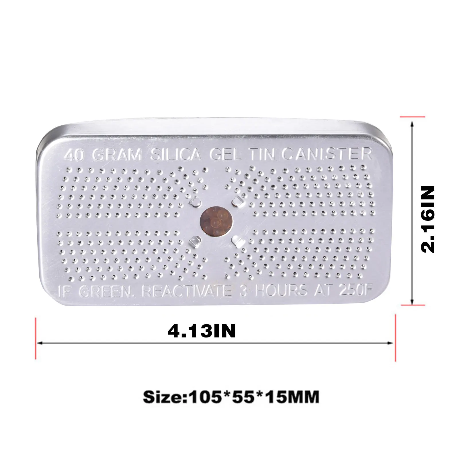 Silica Gel Dehumidifier Desiccant Car Aluminum Box Desiccant Tank Moisture-proof Dehumidification Box Silica Gel Beads Reusable