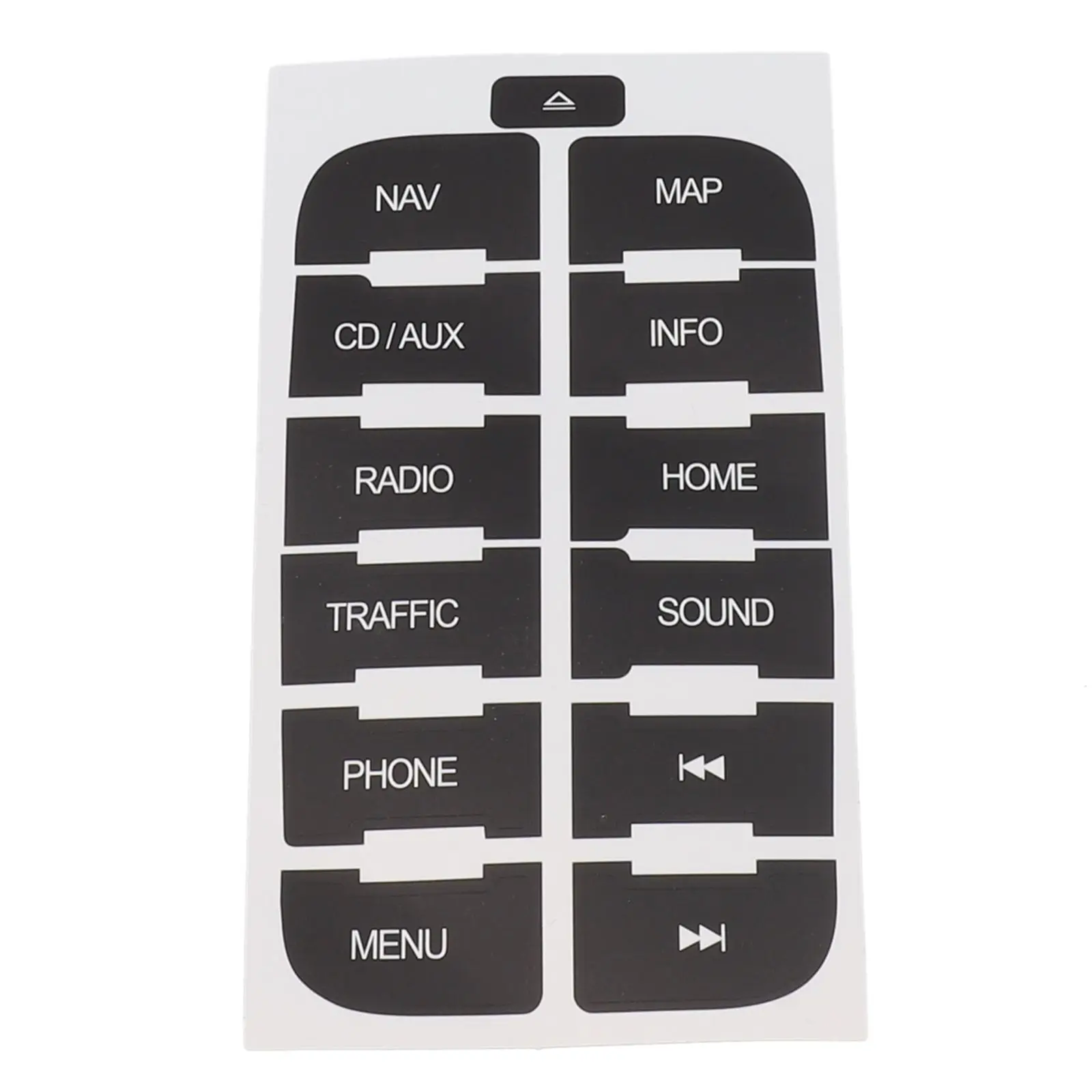 أزرار خلايا التحكم اللاسلكي ، ملصق إصلاح الراديو ، ناقل حركة مضيء ، فينيل عالي الجودة