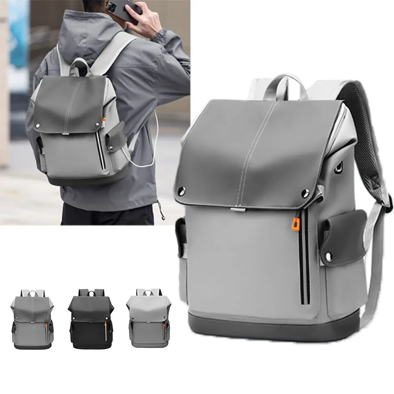 USB Charging Waterproof Laptop Backpack Large Capacity Rucksack Business Computer Bag for Office Outdoor Travel Daily Use