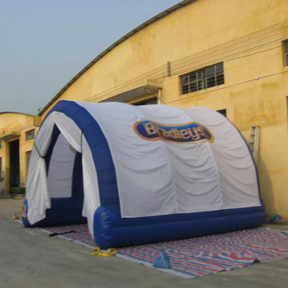 

Customized blue waterproof portable inflatable car garage tent inflatable tunnel marquee for commercial events