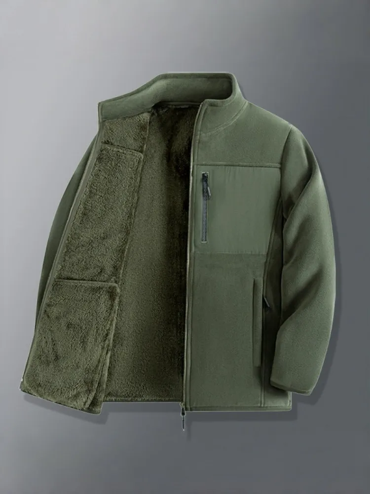 

Gusen Leopard Thiened Fce Lined Stand Collar Winter Jaet Couples Sle Warm Outerwear Stand Fit Outdoor Windproof