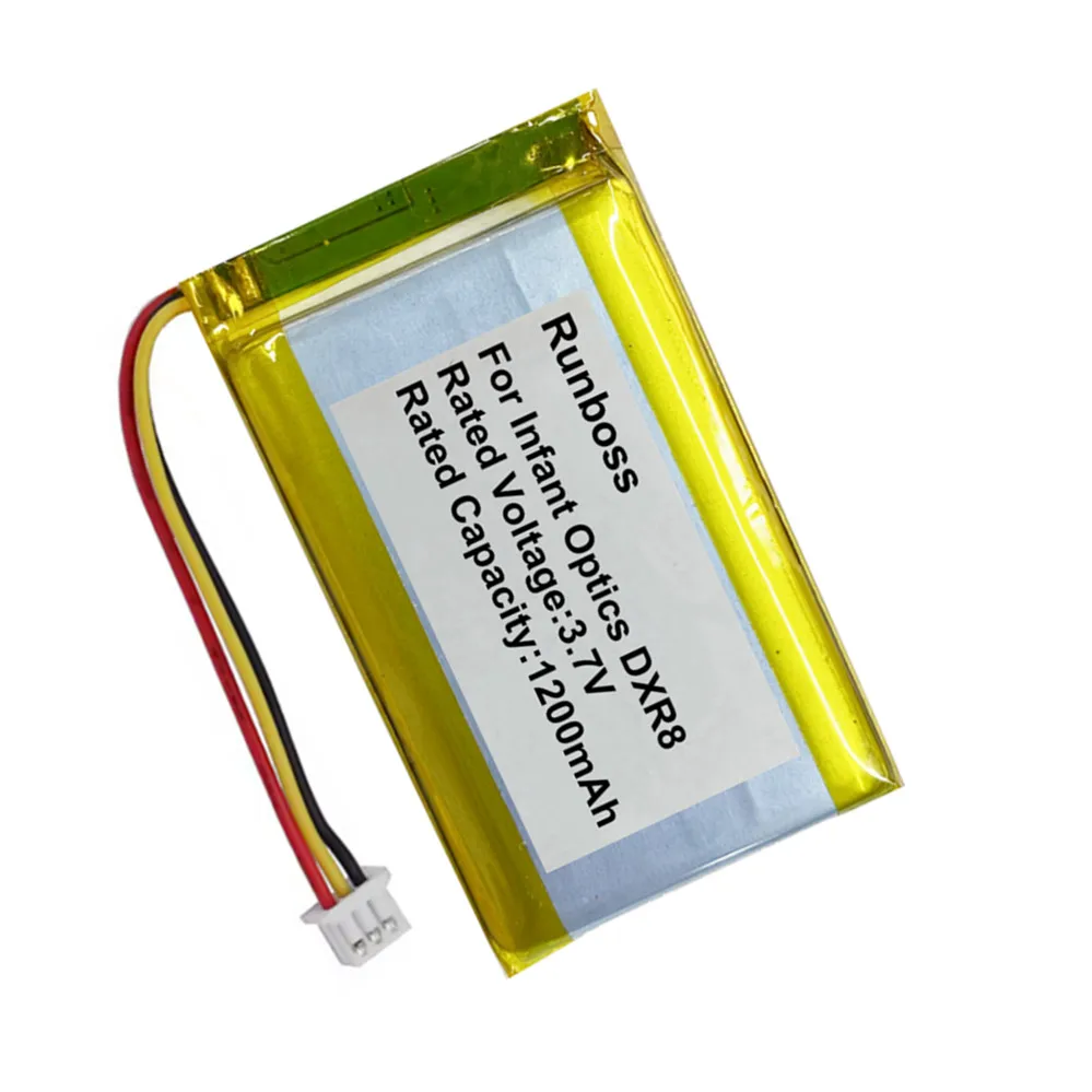 بطارية بديلة أصلية للبصريات الرضع DXR8 فيديو مراقبة الطفل SP803048 1200mAh 3.7 فولت بطارية ليثيوم بوليمر قابلة للشحن
