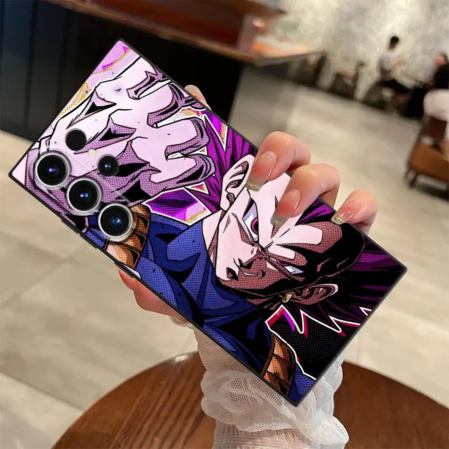 Dragon Ball Goku Blue DBZ Black Soft Phone Cover Case for Samsung Galaxy S25 Edge S21 FE S23 Ultra S20 S24 Plus