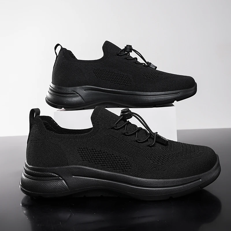 أحذية مشي كاجوال للرجال خفيفة الوزن ونعل ناعم مريح وجيد التهوية أحذية رياضية شبكية للرجال أحذية رياضية غير قابلة للانزلاق للرجال المدربين