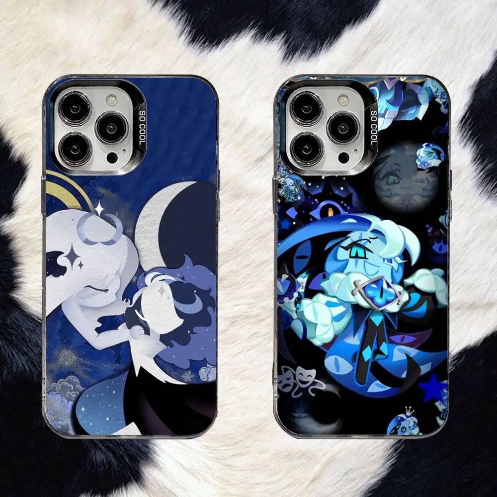 

Cookie Run Kingdom Stardust Phone Case For iPhone 16,15,14,13,12,11,8,7,Pro,Max,Plus,Mini,XS,SE Anti Fall Black Matte Hard