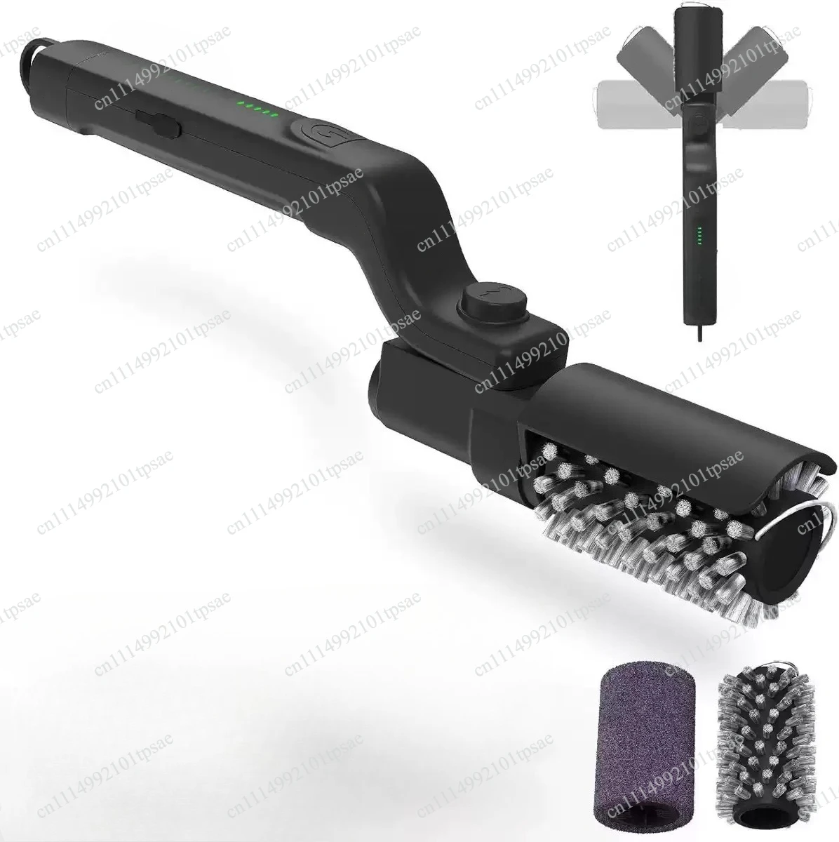 Upgraded Electric Grill Cleaner Brush, Safe for All Grill Grates & Oven Racks, Portable Kitchen Scrubber for Stubborn Grease